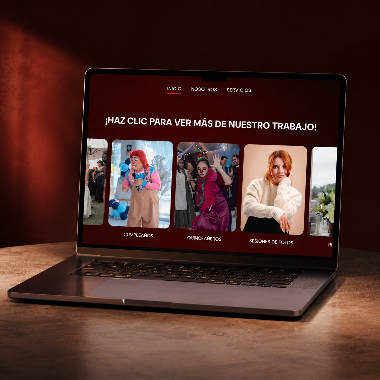 Captura de la página web del proyecto Klipp